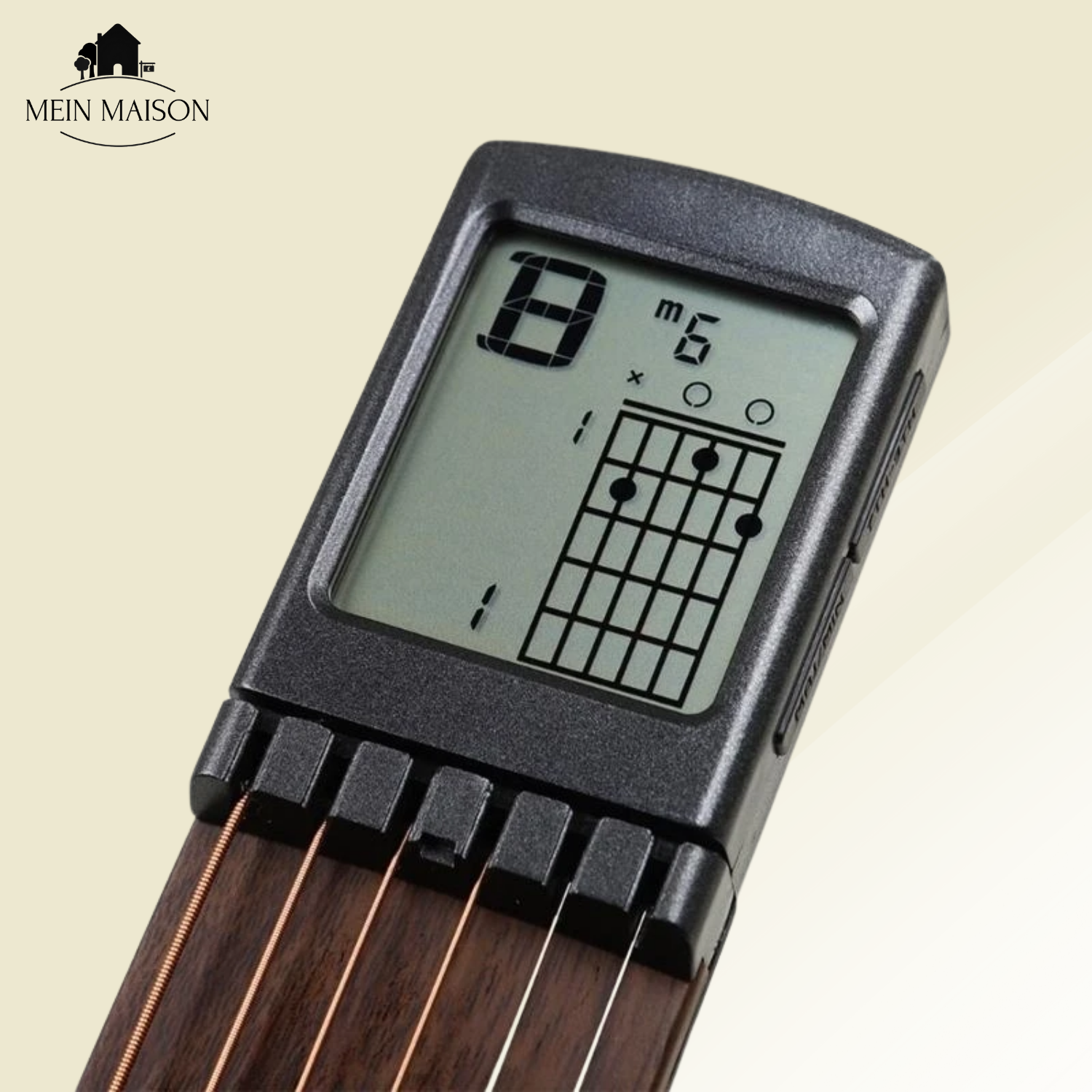 StrumEdge Mini Trainer — Portable Guitar Practice Trainer with Chord Display and Strings