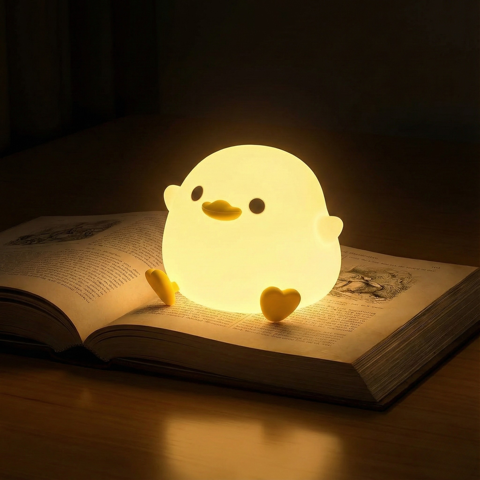 GlideGlow — Söpö LED-yövalo yöpöydälle ja lastenhuoneen sisustukseen