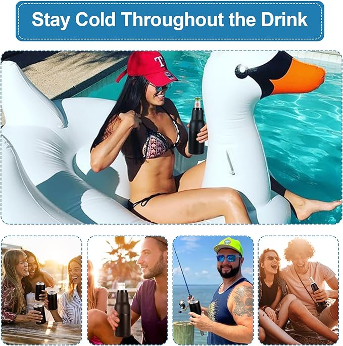 Portabirra termico FrostyPop con apribottiglie integrato