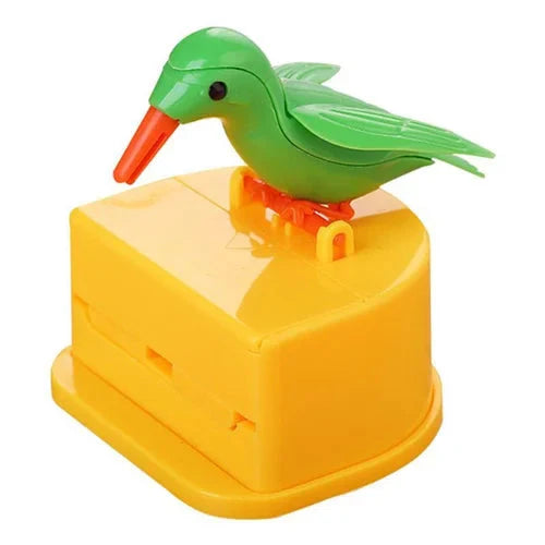 Perching Bird Toothpick Dispenser for Tabletop Use