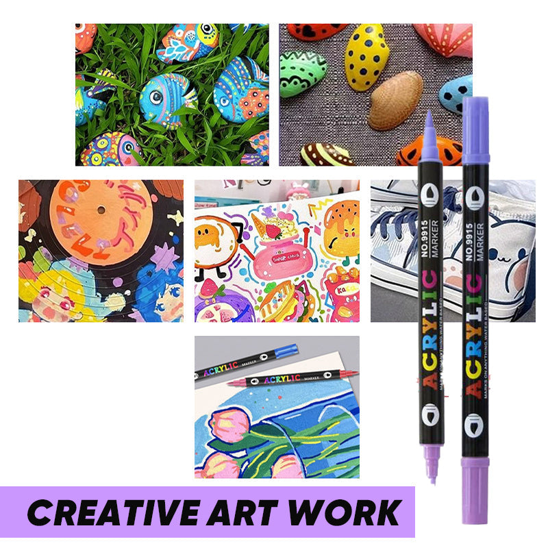 PureVibrance — akryylimaalitussetti (maalitussiveltimet)