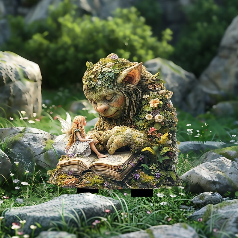 MysticBloom - Piquet decorativo da giardino incantato per esterni