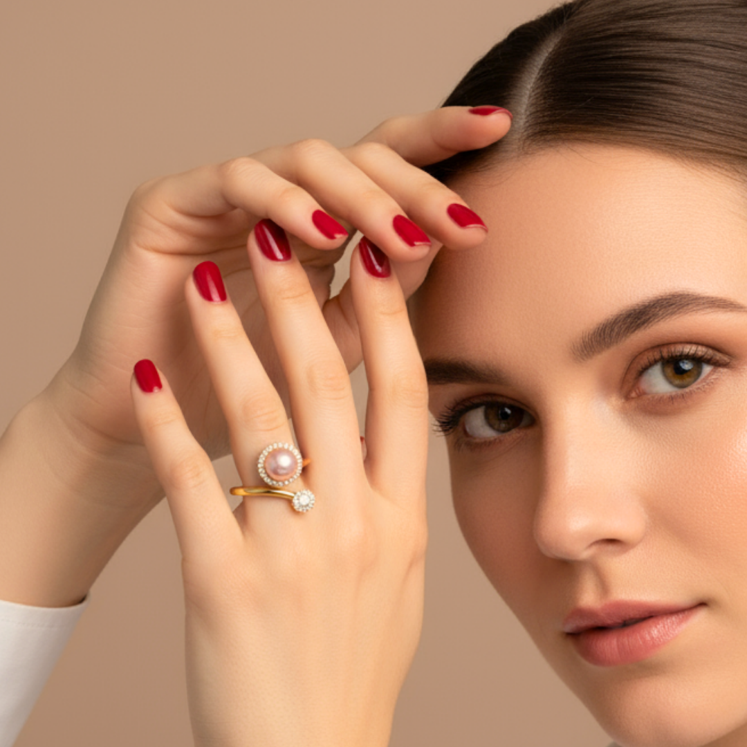 Calmiva – nastaviteľný antistresový prsteň s otáčavými korálkami