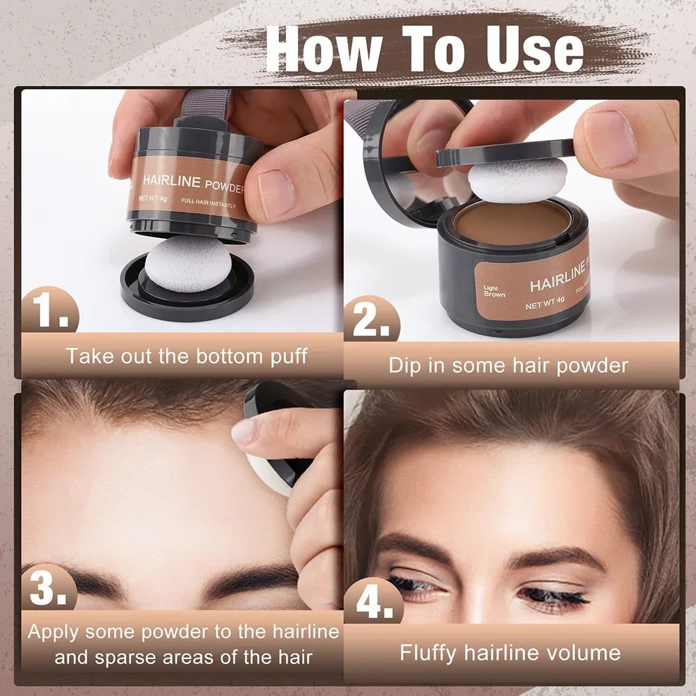 Root Touch-Up Powder for Hairline & Brow Definition