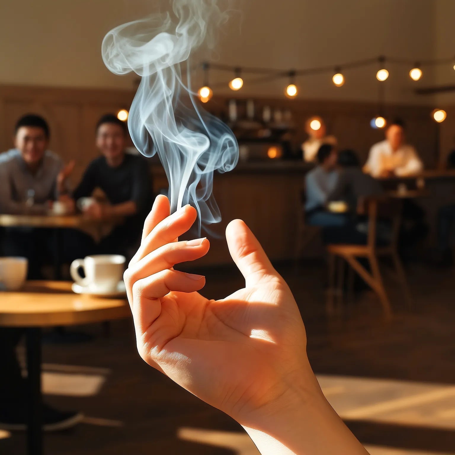 Magic Smoke Effect -paperi – kädessä pidettävä illuusiotemppu juhliin ja esityksiin