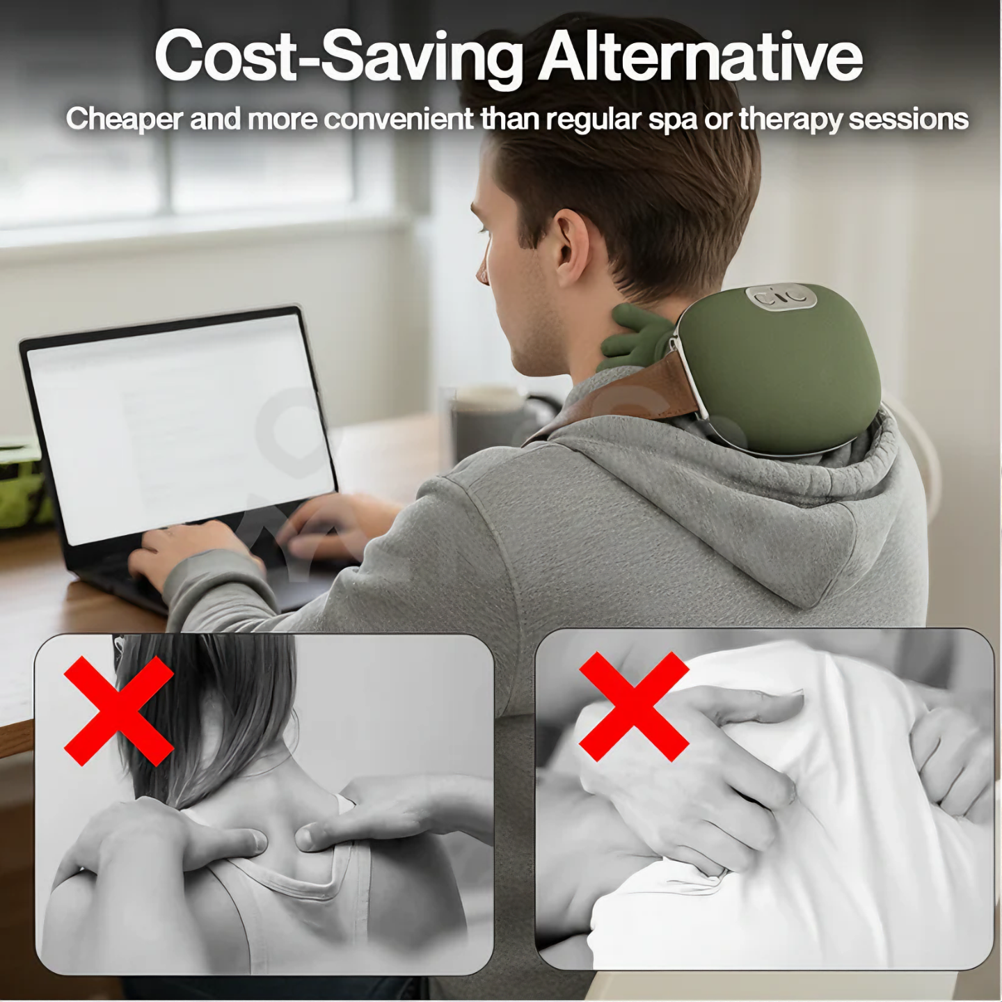 LeSomagic – inteligentný masážny prístroj na krk a ramená