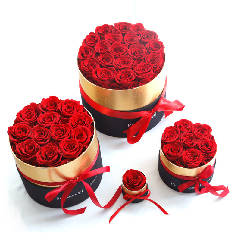 Preserved Rose Gift Box for Romantic Occasions and Home Decor