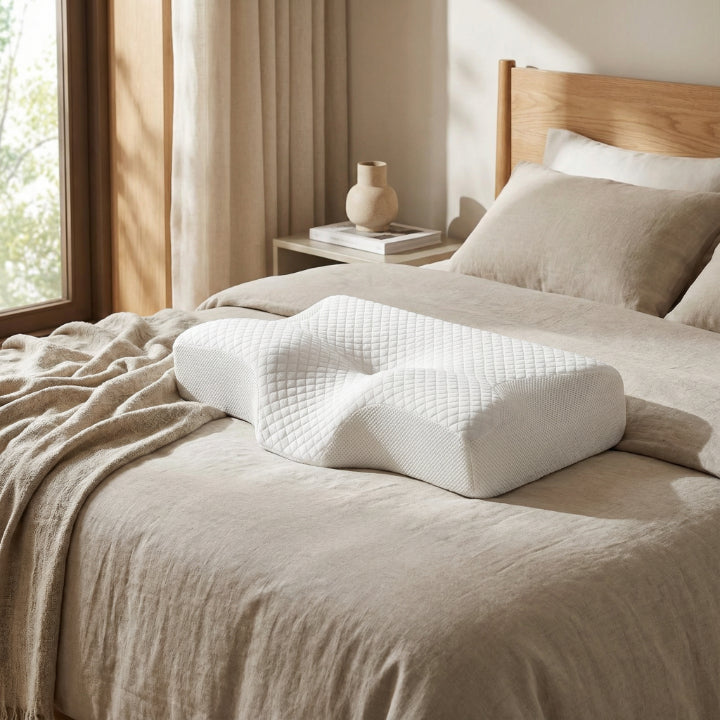 Contour Memory Foam Pillow – Ergonomic Neck Support Pillow