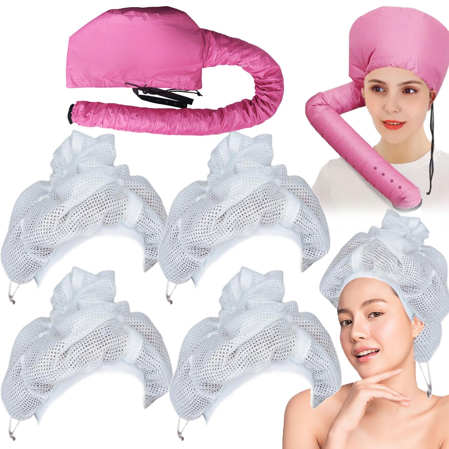 Portable Curl – Hair Bonnet Dryer Cap