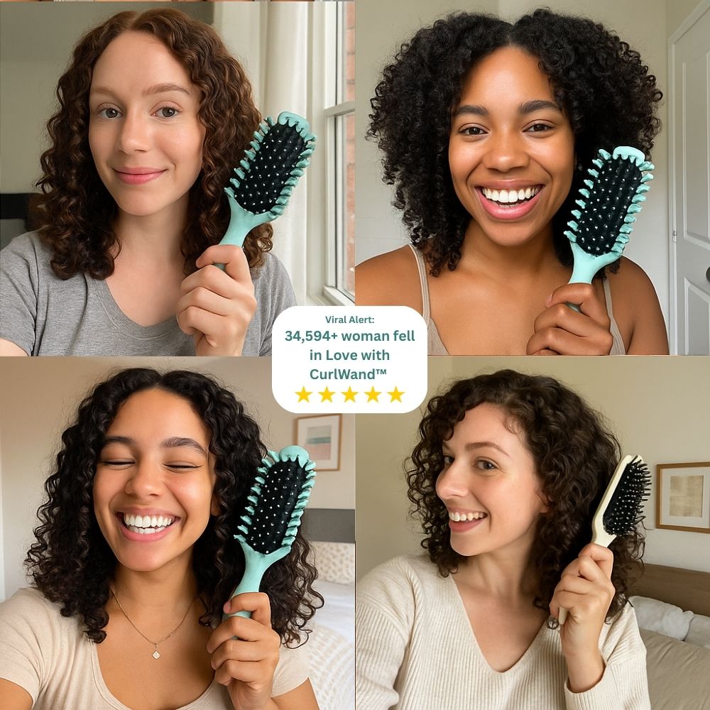 CurlWand - Spazzola per lo styling dei capelli mossi e ricci