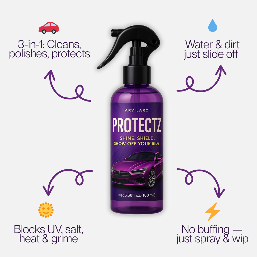 Protectz — Car Shine & Surface Care Spray for Exterior Detailing