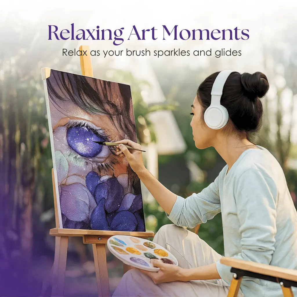 Instant Shimmering Watercolor Paint Set for Creative Art