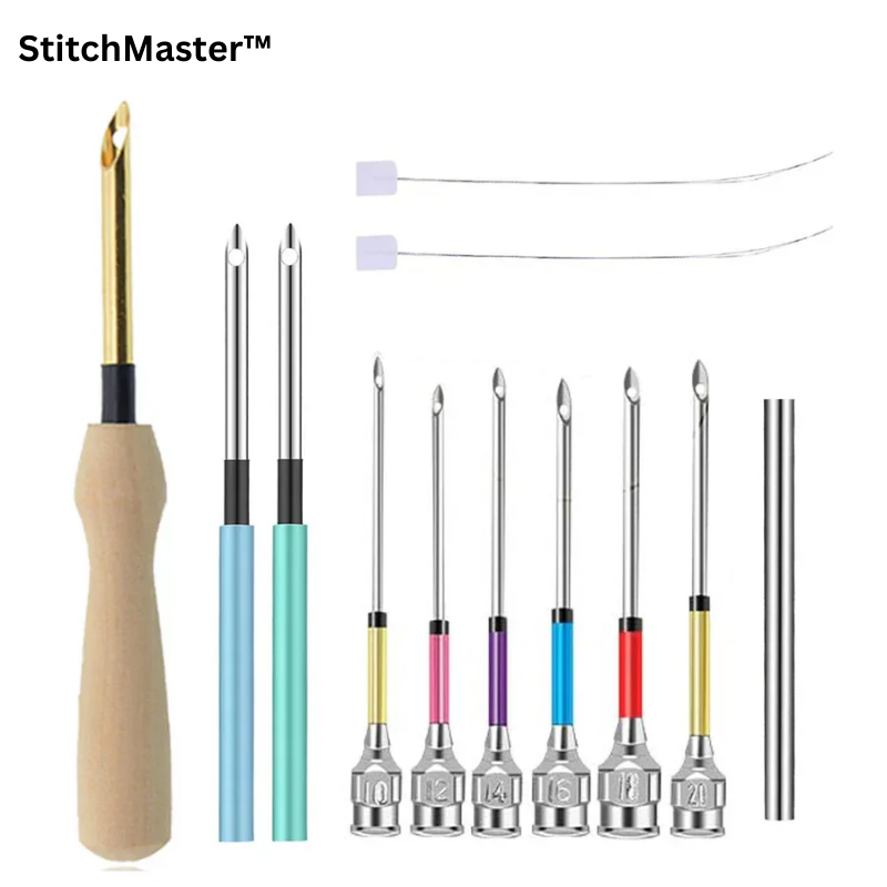 FlexiStitch - Justerbart Punch Needle Broderisett