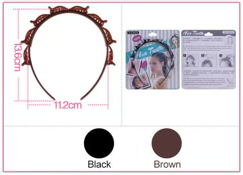 BangiTwist – sponka na úpravu dvou pramenů ofiny