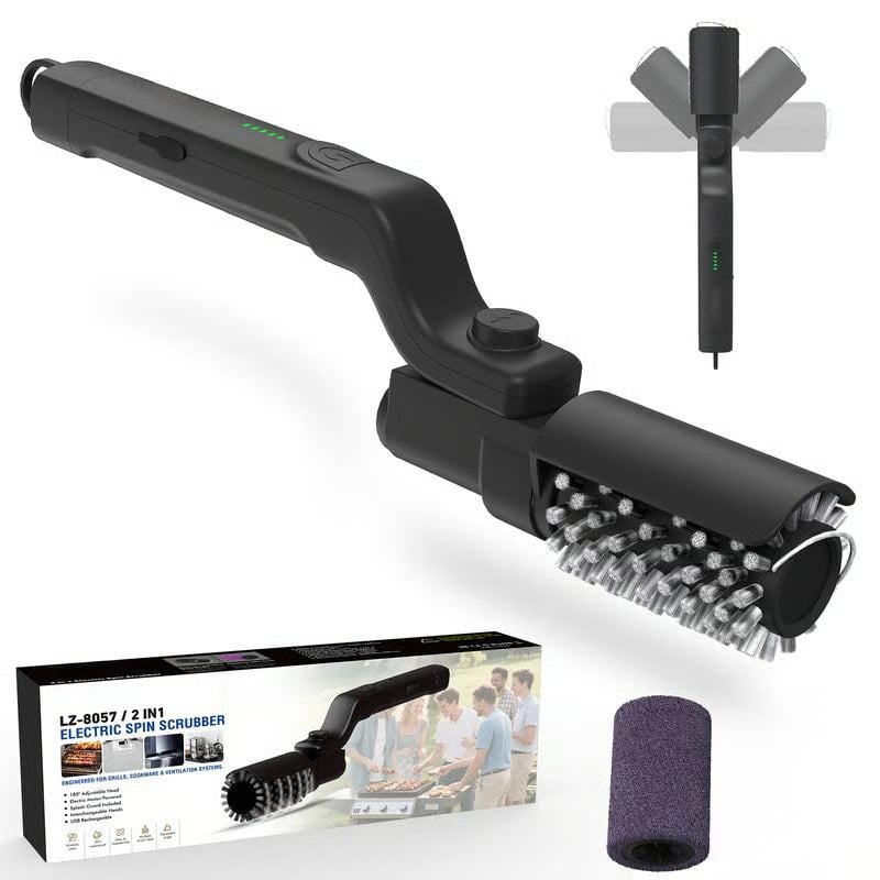 BBQ Grill Cleaning Brush – Roller Grill Cleaner