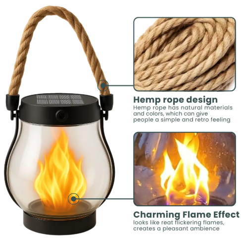 Luma - FlickSolar Flame Lantern for Outdoor and Garden Lighting