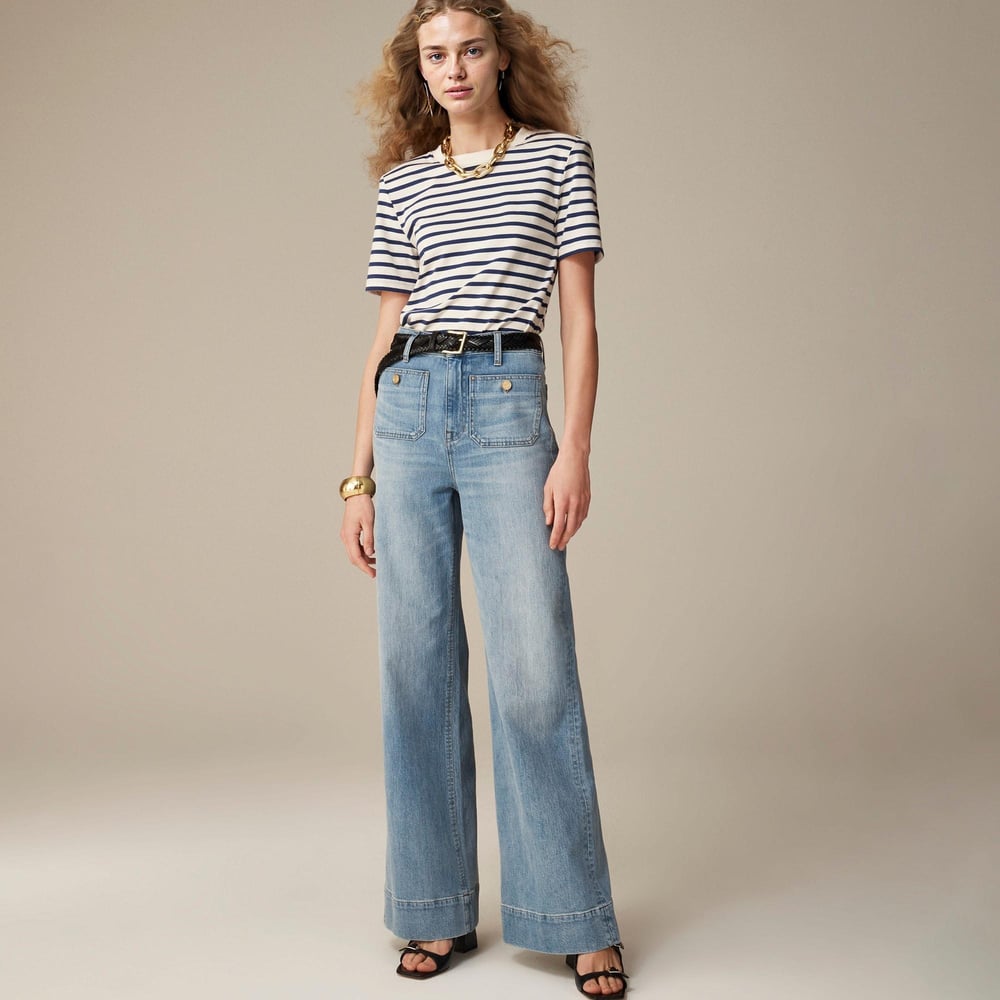 Riviera High-Waist Straight Leg Trousers