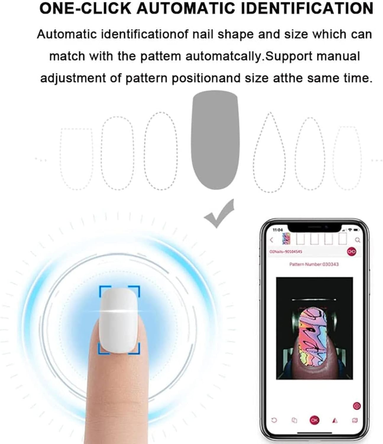 3D Smart Nail Printer – App-Controlled Portable Nail Art Device