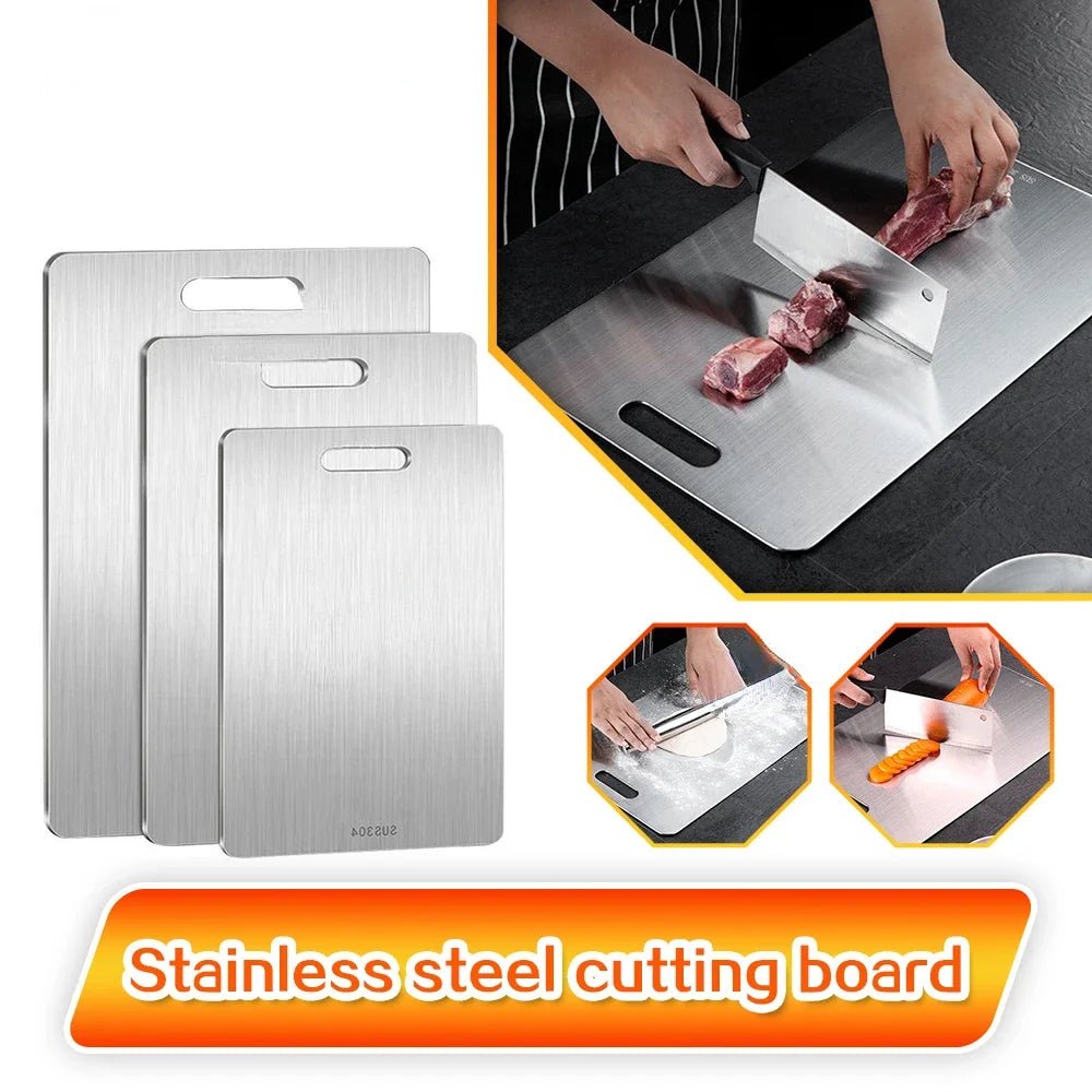 SteelGuard Pro — Stainless Steel Cutting Board for Kitchen Food Prep