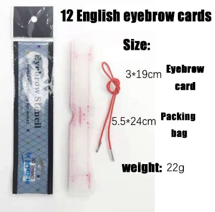 BrowArchitect 12-Piece Eyebrow Stencil Kit