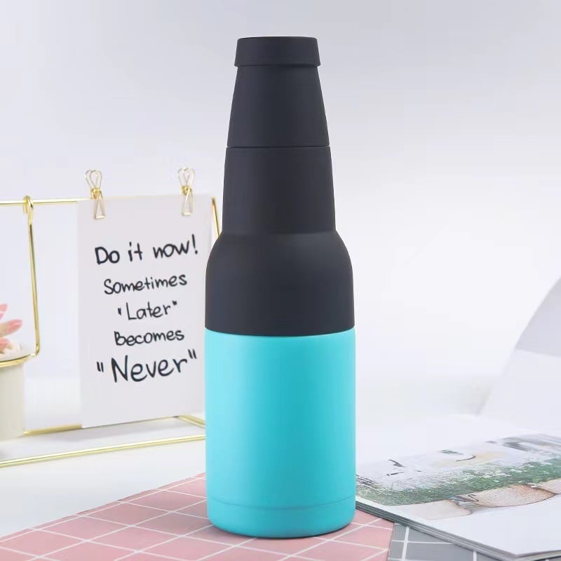 Portabirra termico FrostyPop con apribottiglie integrato