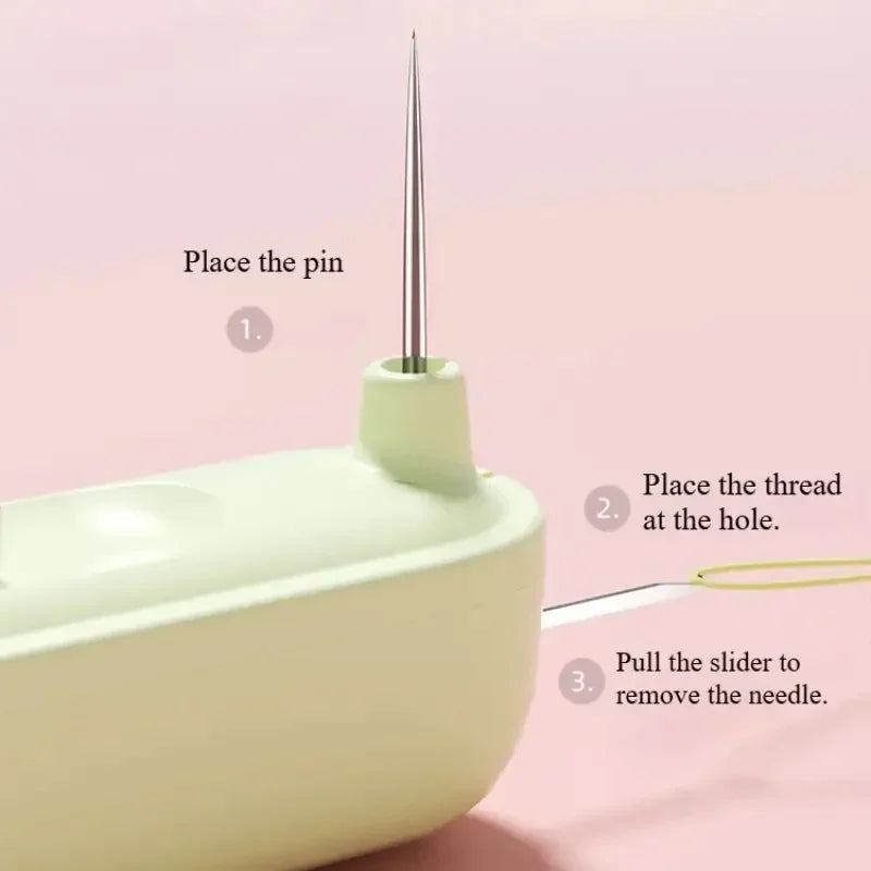 StitchPal – Unealtă 2-în-1 pentru înfilat acul și desfăcut cusături