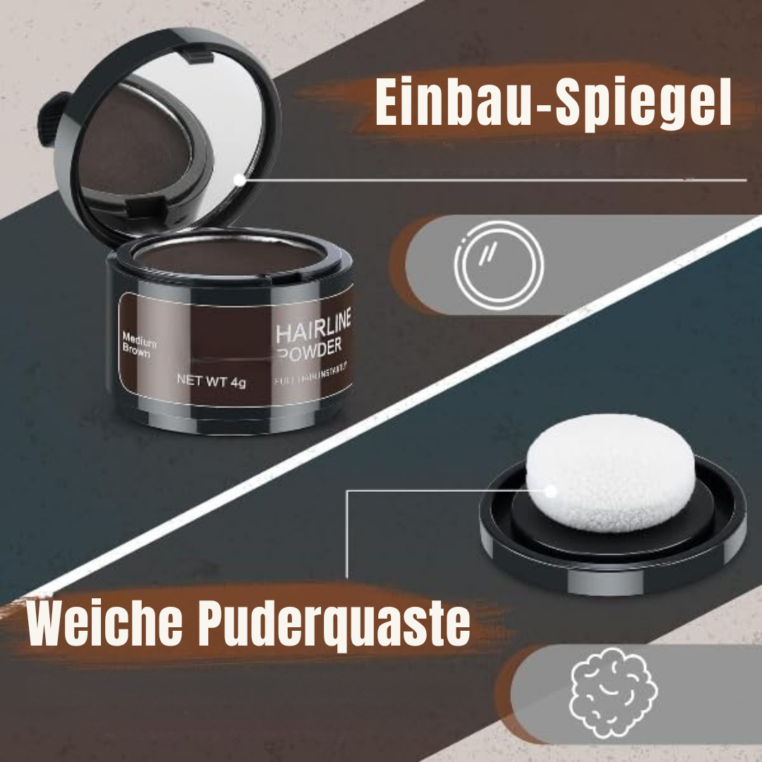 RamoraMist — Haaransatz-Puder für volleres Haar und Augenbrauenabdeckung
