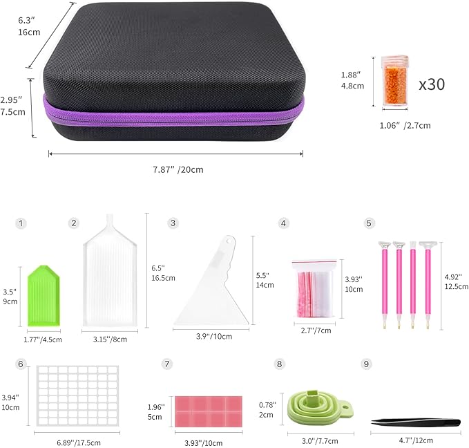 GlitterPen – Diamond Art Pen with Flower Pot Stand Design