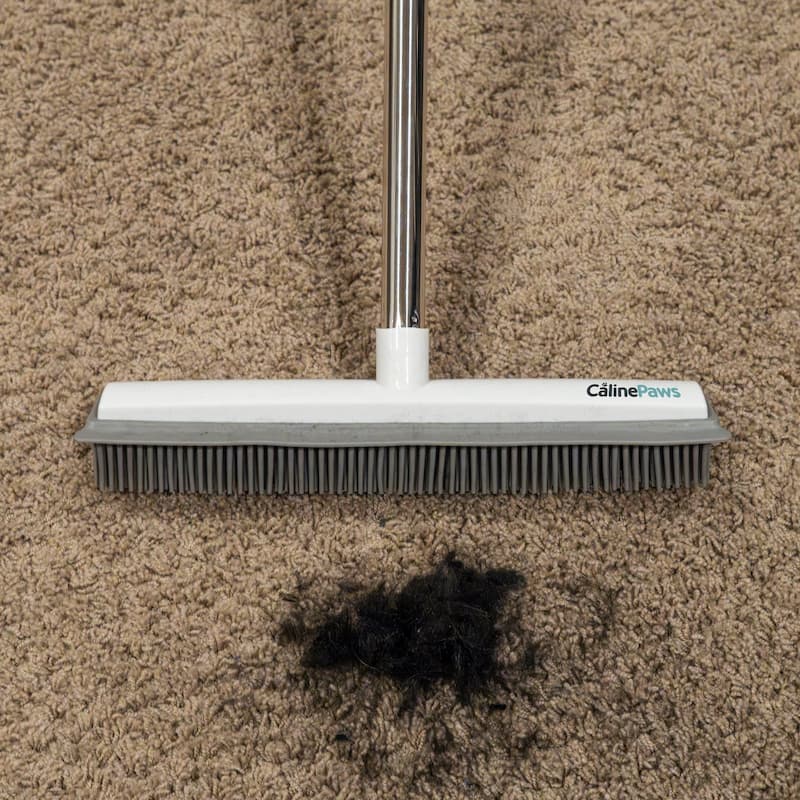 FiercePetSweep — Pet Hair Removal Broom for Carpets, Rugs, and Floors