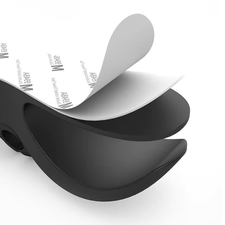 Samoprzylepny uchwyt porządkujący przewody do biurka