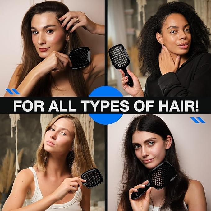 KnotClear - Detangling Hairbrush for All Hair Types