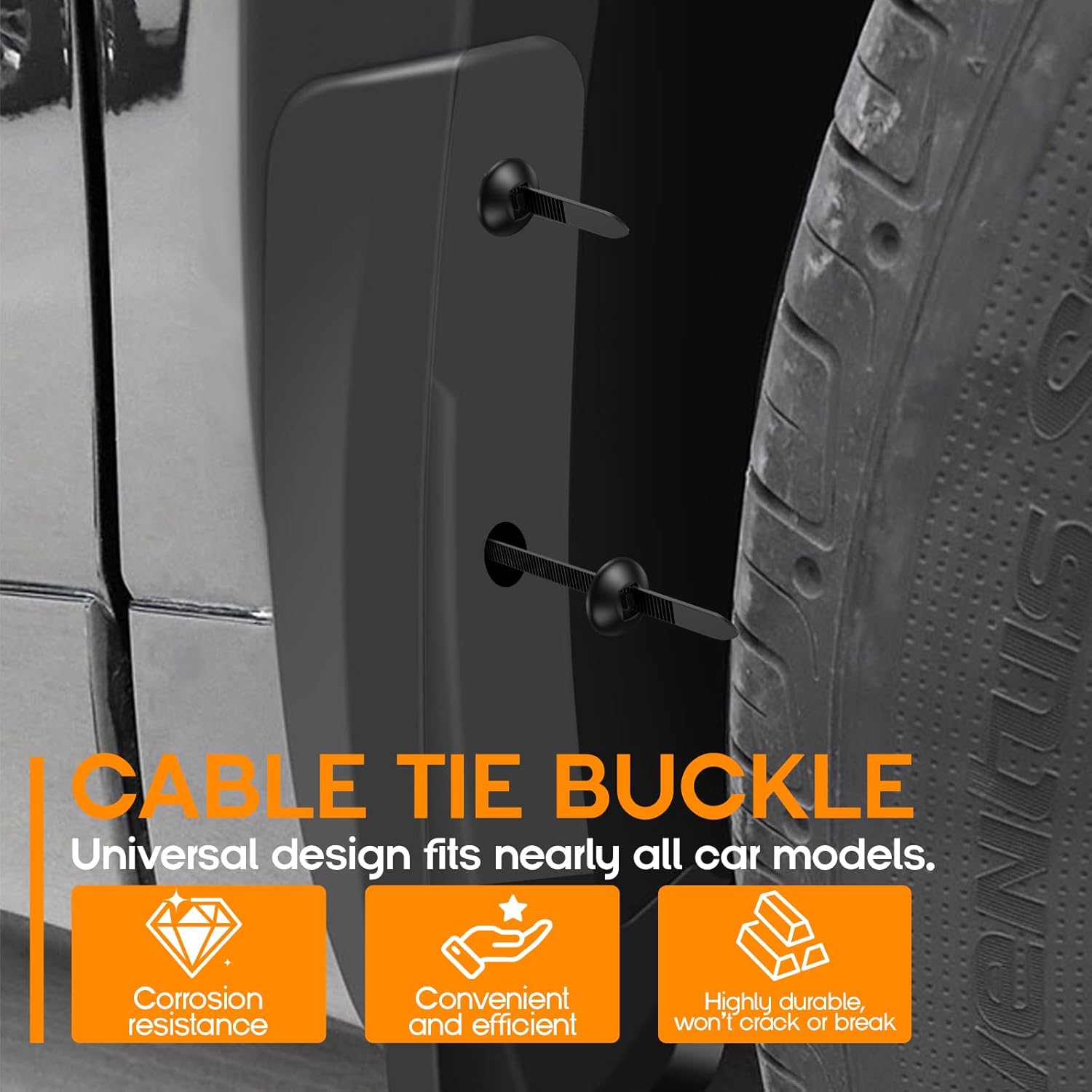 Universelle, wiederverwendbare Kabelbinder-Schnalle zum Ordnen von Kabeln