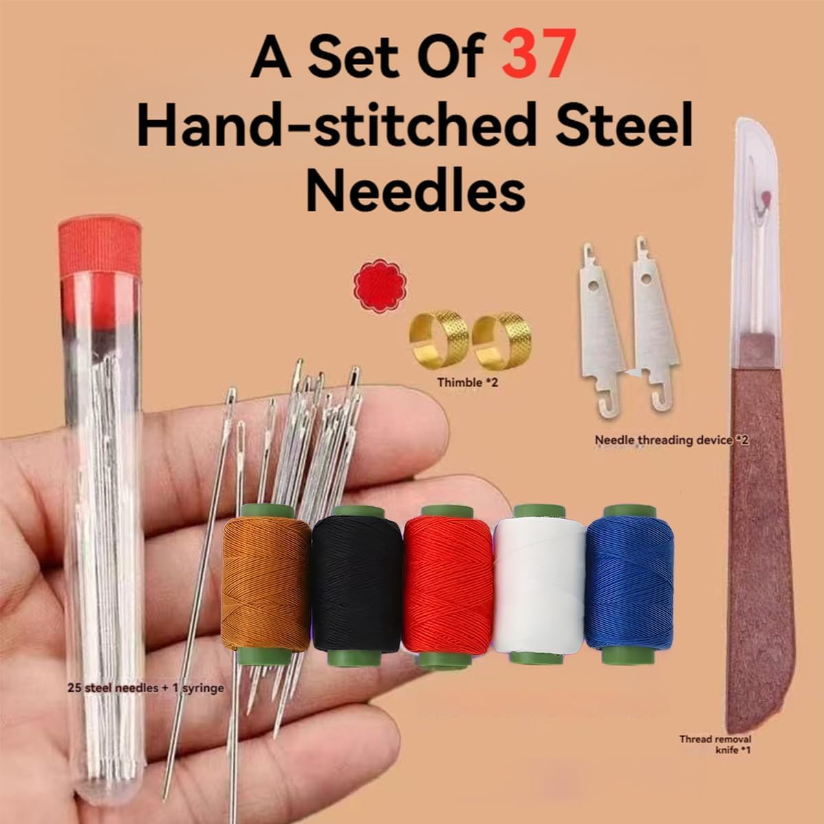 Effortless-Thread Self-Threading Needle Kit