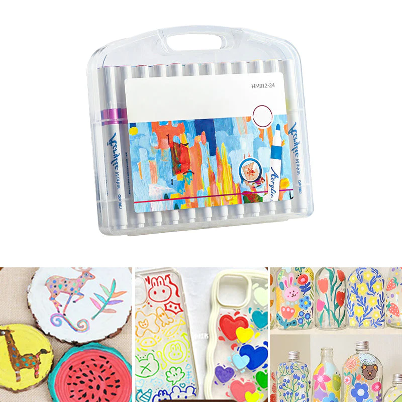 Vibracryl —Acrylic Paint Marker Set for Art & Crafts