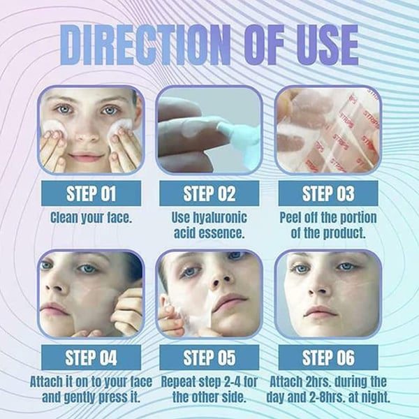 LiftEase — Invisible Face Lifting Patch for Smooth Makeup Finish