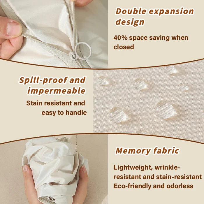 SlimPack slimme ruimtebesparende compressie-opbergorganisator