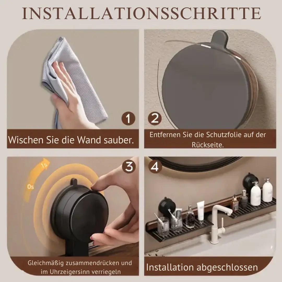 Wall-Mounted Sink Rack Organizer with Drain Tray for Kitchen
