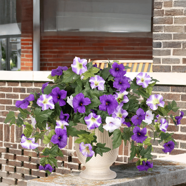 EverBloom - Artificial Petunia Hanging Basket