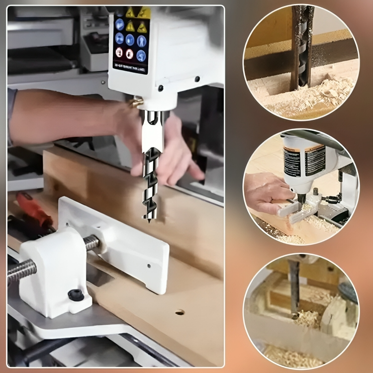 TrueEdge – Bohrer-Set mit quadratischem Loch für Holzarbeiten und Tischlerarbeiten