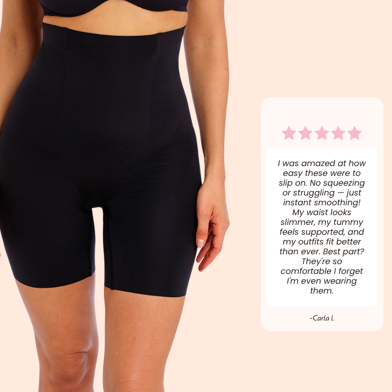 Stay-Put High-Waist Shaping Panty Shorts