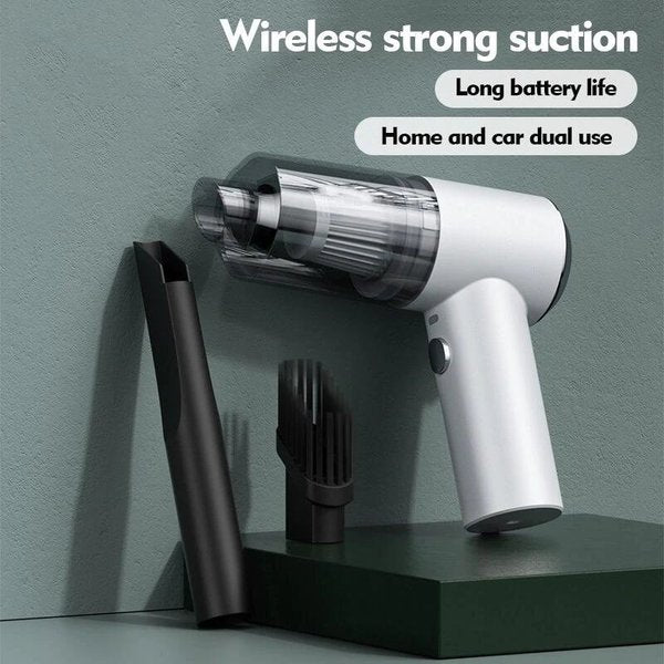 Wireless Handheld Car Vacuum Cleaner – Portable Cordless Cleaner