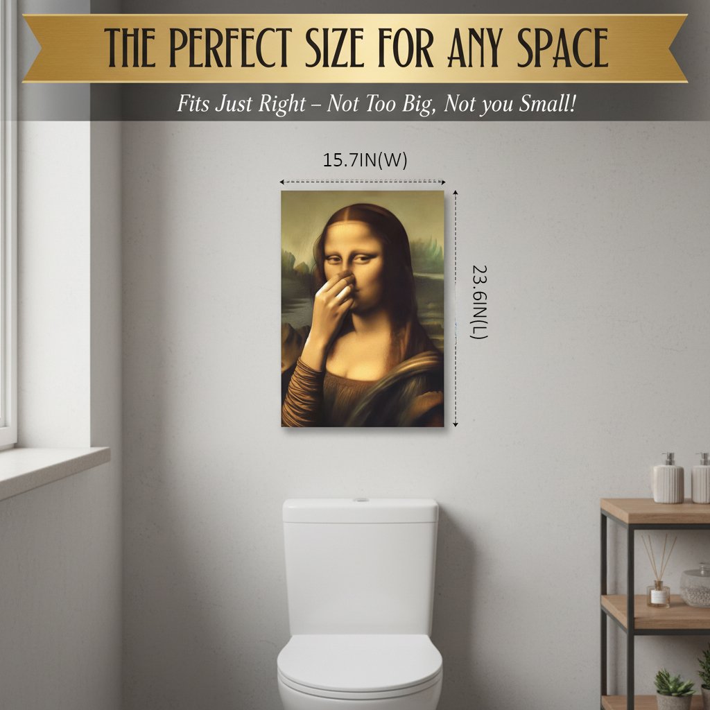 SmirkLisa – Humorous Mona Lisa Wall Art Print