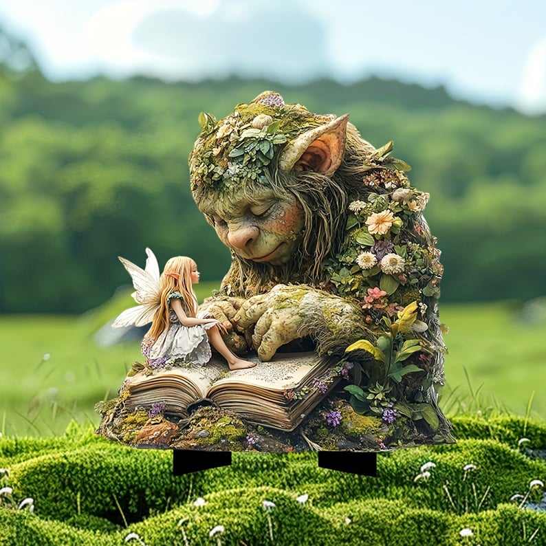 MysticBloom - Piquet decorativo da giardino incantato per esterni