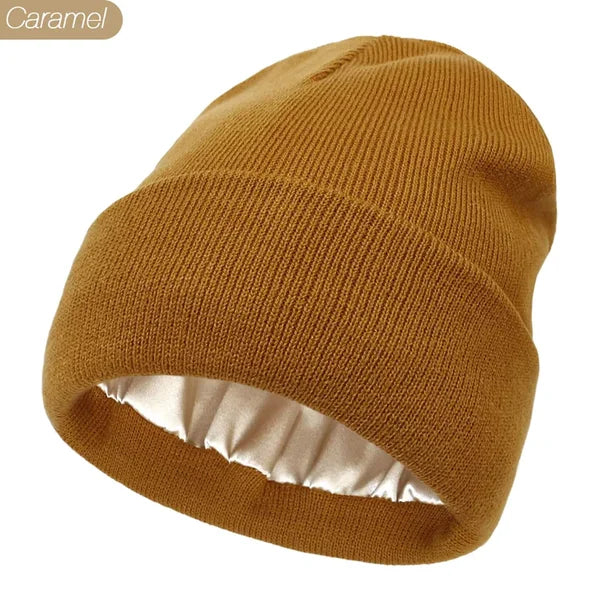 Gorro PureEase com Forro de Cetim para Reduzir o Frizz e Cuidar dos Cabelos
