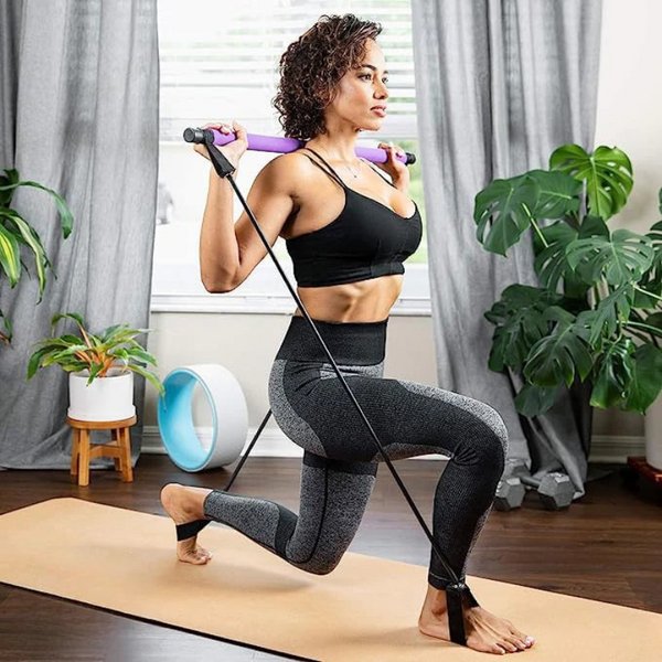 PowerSculpt Pro — Portable Pilates Bar Kit with Resistance Bands
