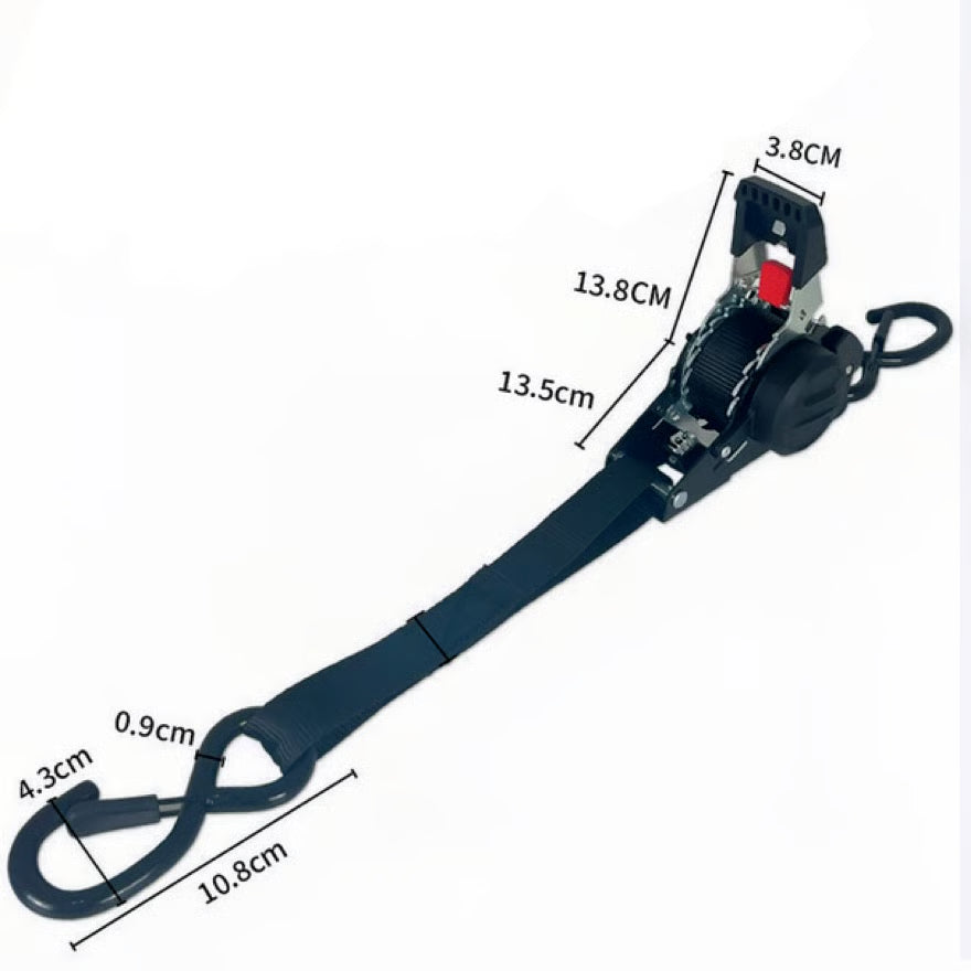 StrapForce — Retractable Ratchet Tie Down Strap for Cargo and Equipment