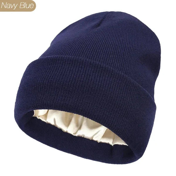 Gorro PureEase com Forro de Cetim para Reduzir o Frizz e Cuidar dos Cabelos