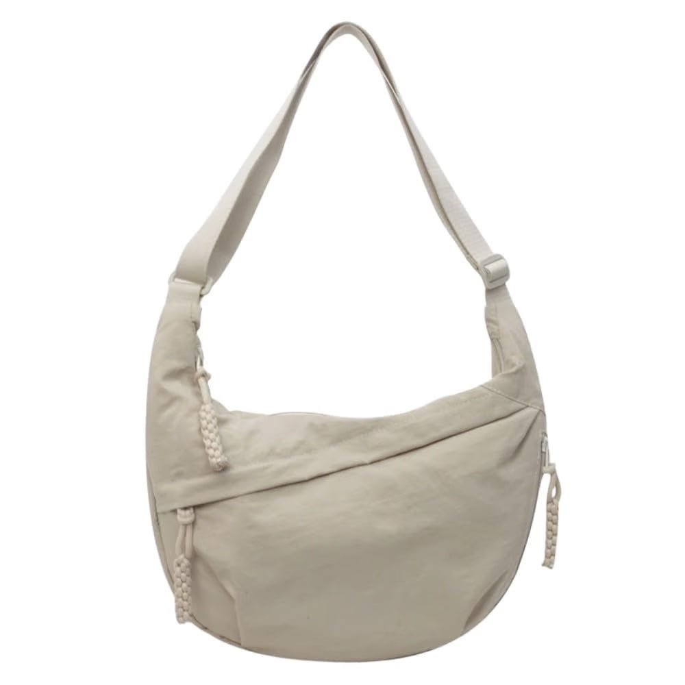 Ultra-Light Everyday Crossbody Bag with Zipper Pockets