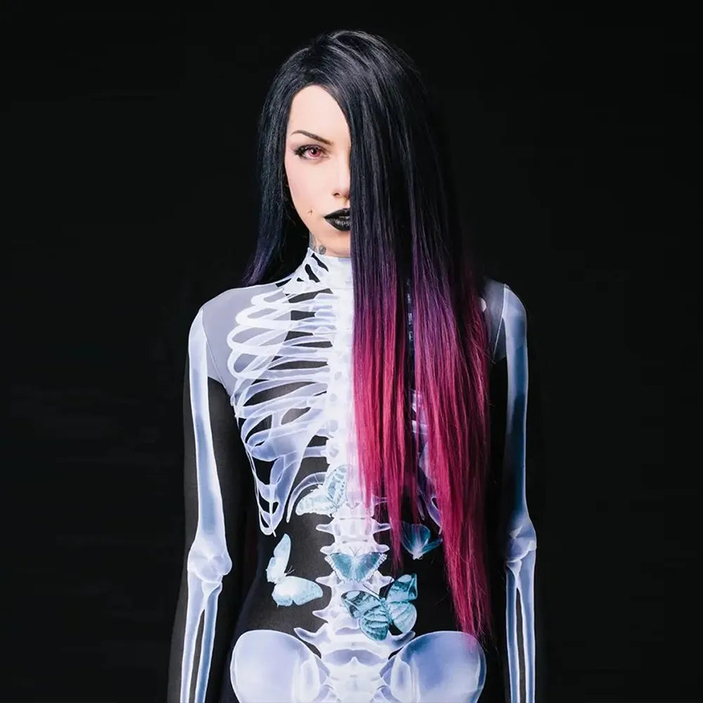 PhantoFLEX — Skeleton Print Full-Body Costume Suit