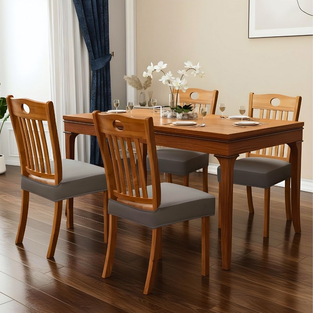 Seatella - Coprisedie elasticizzati per sedie da pranzo (set da 4)